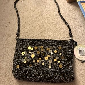 The Sak crocheted shoulder/ cross body bag